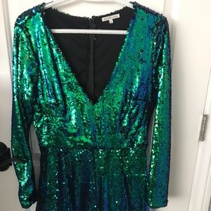 Full Sequin Romper